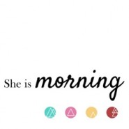 She is morning